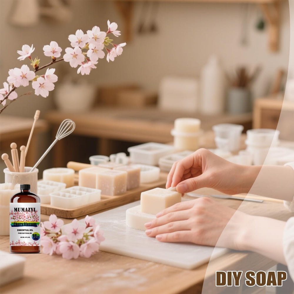 Gift box presentation of MUMAZYL Cherry Blossom Oil