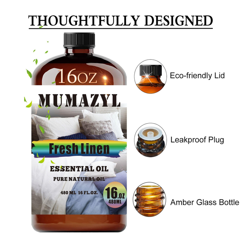 MUMAZYL Fresh Linen diffuser oil enhancing room aroma