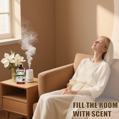 Gardenia Oil used in a diffuser to spread floral notes