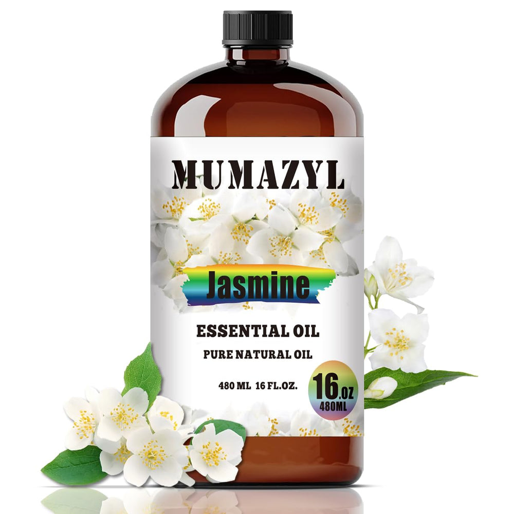MUMAZYL Jasmine essential oil bottle 16oz, ready for diffusers and crafts