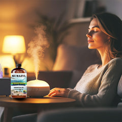 MUMAZYL Ocean Breeze amber glass bottle preserves scent.