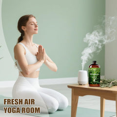 MUMAZYL rosemary oil fragrances a workspace with herbal notes