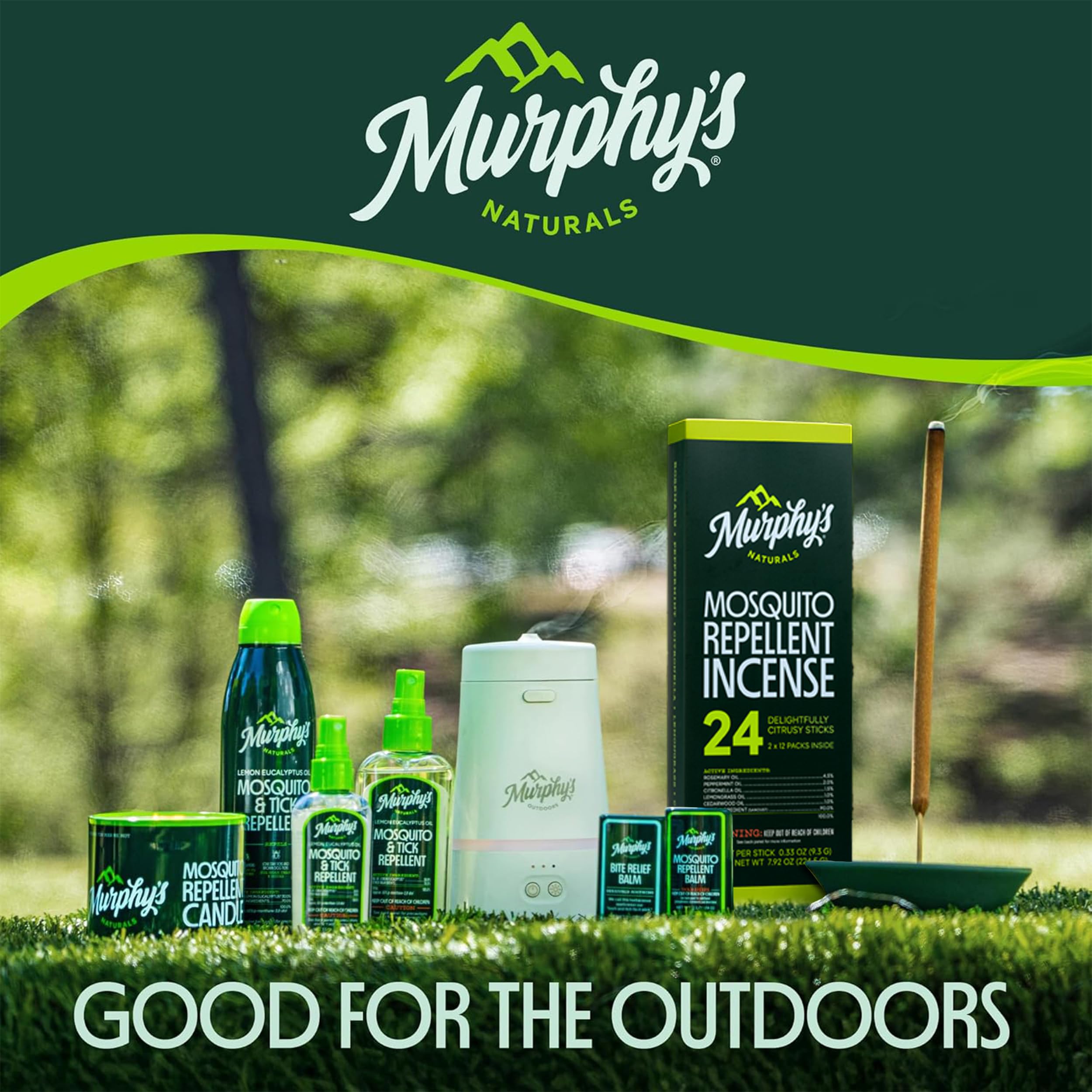 Murphy's Naturals Lemon Eucalyptus scent provides a cooling, refreshing aroma for easy reuse.
