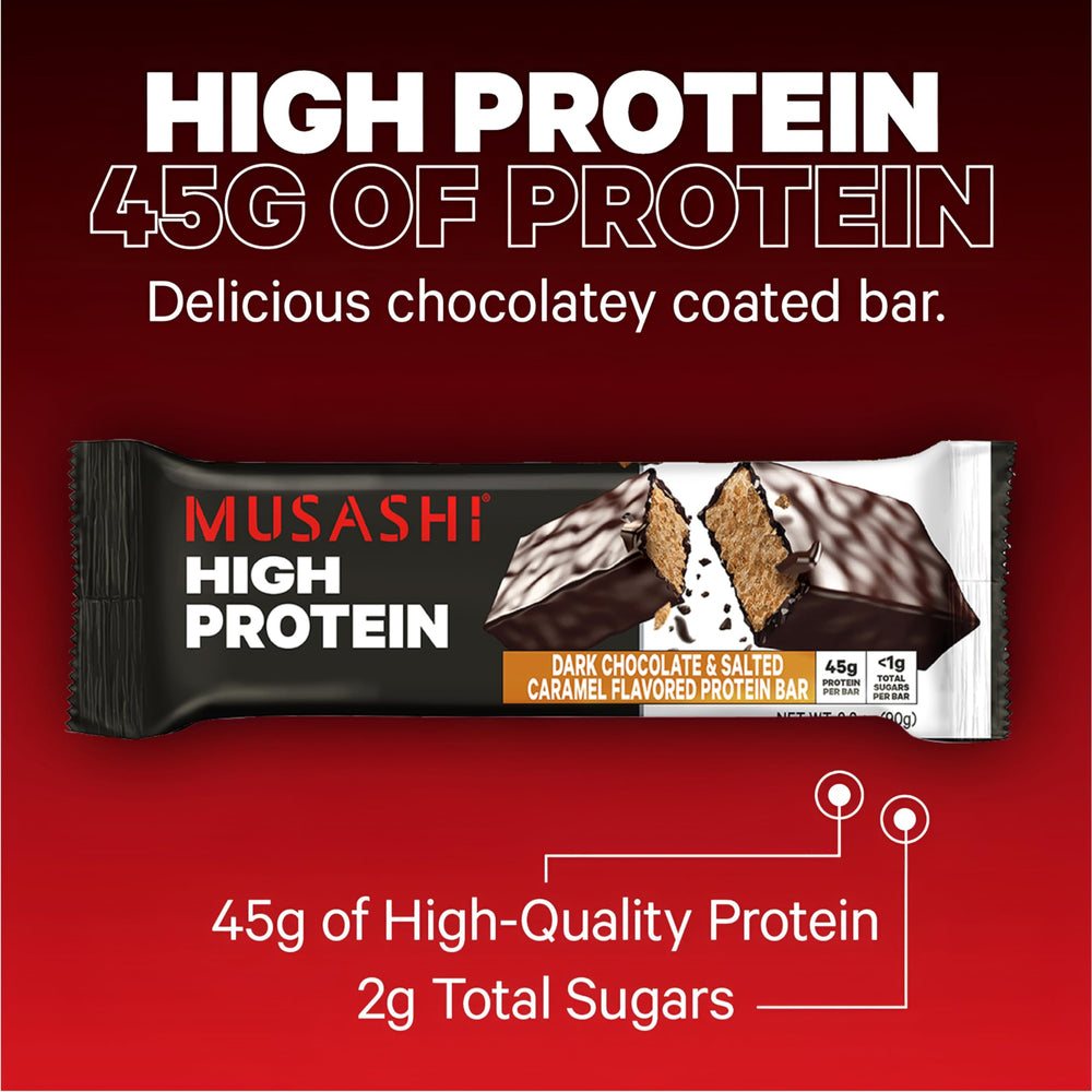 Musashi bar contains BCAA 2:1:1 ratio for amino acid support