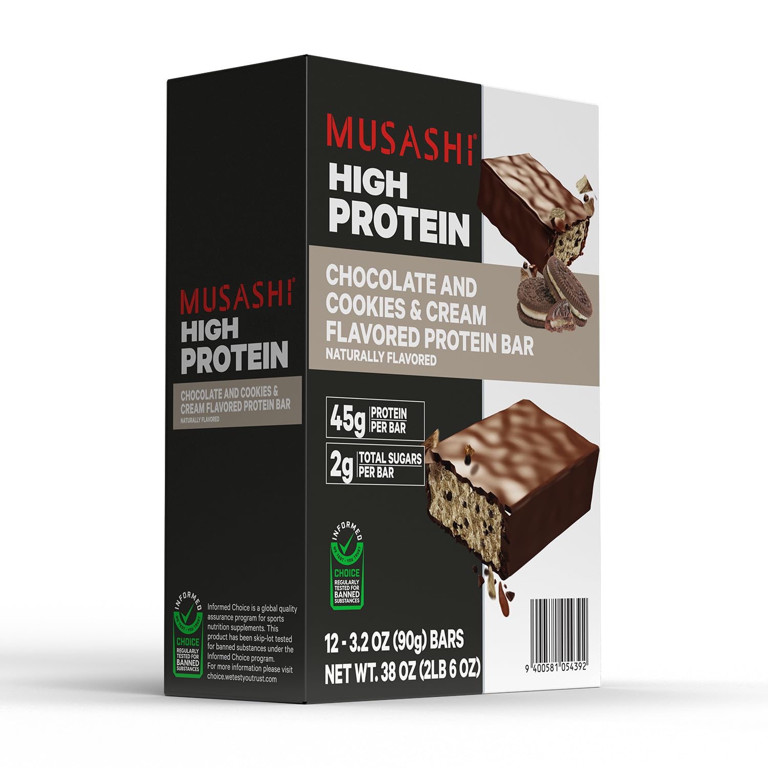 Musashi 12 pack box of bars displayed for convenient multipack