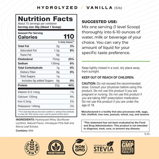 Muscle Feast grass-fed whey powder from pasture-raised cows for clean protein.