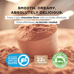 Muscle Feast gluten-free non-GMO label communicates clean protein