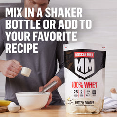 NSF Certified for Sport badge on Muscle Milk package.