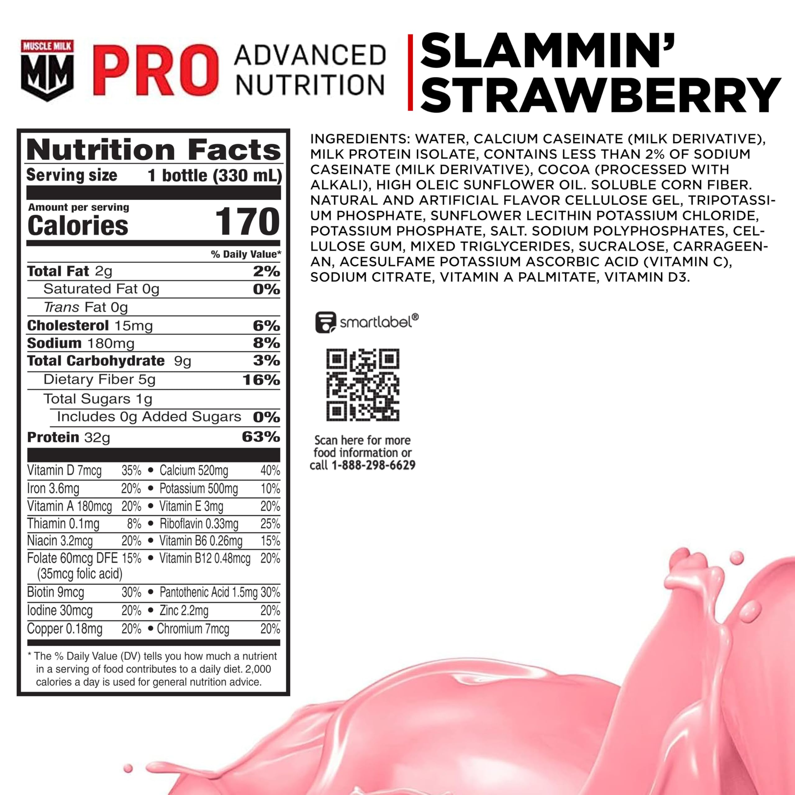 12-pack of Muscle Milk Pro bottles displayed for on-the-go protein.