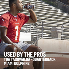 Muscle Milk Pro Series Slammin' Strawberry next to oats for a quick breakfast.