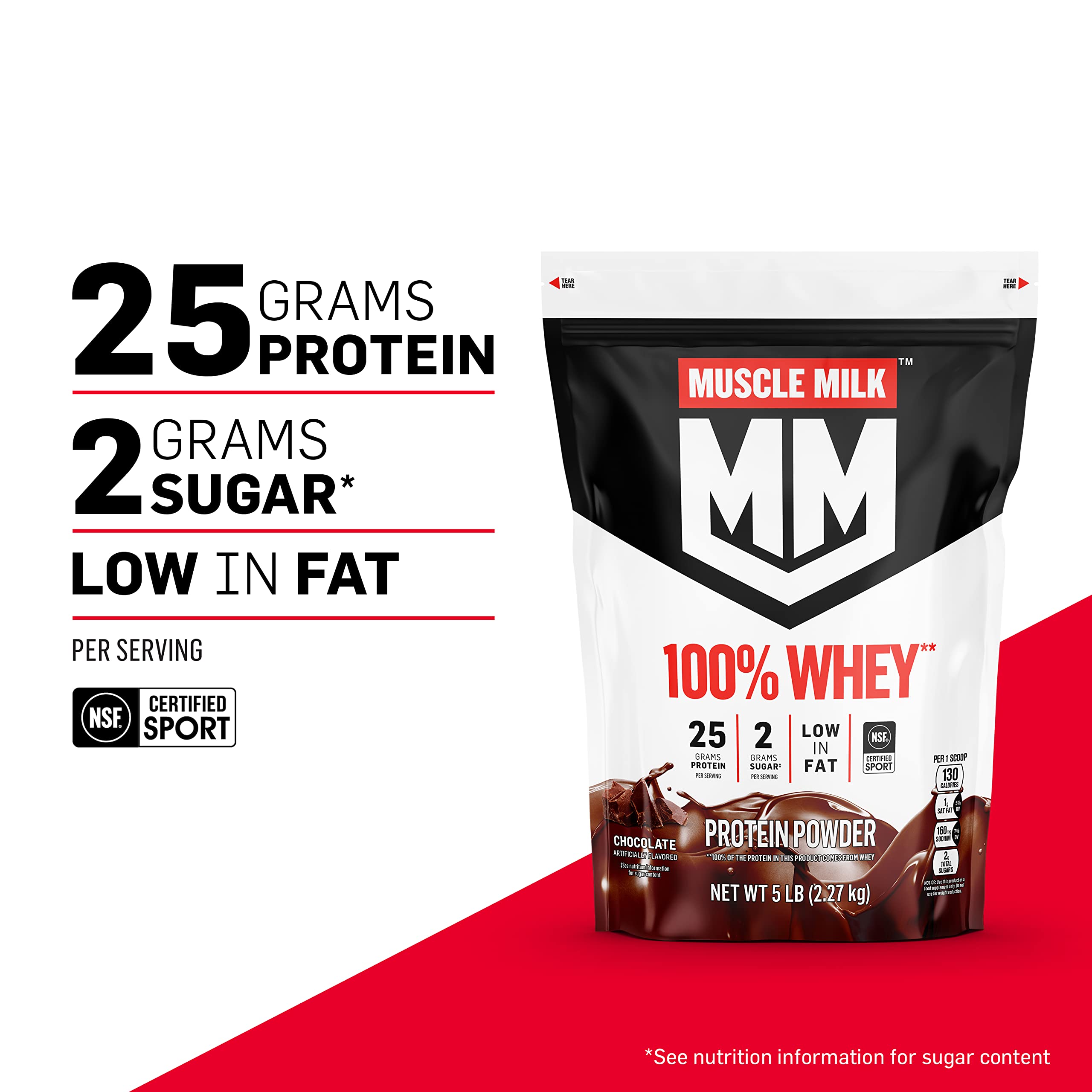 Muscle Milk vanilla whey protein shaker ready for on-the-go use