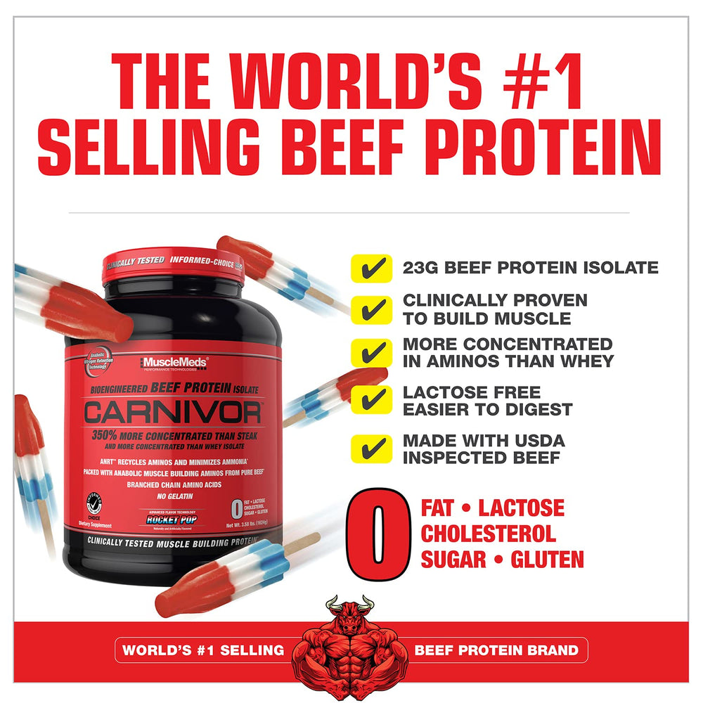 Product label displays amino acid profile and allergen-free notes