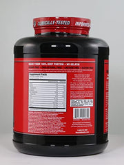 MuscleMeds Carnivor Mass 6-pound jar ready for daily use.