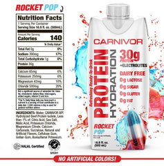 MuscleMeds Carnivor RTDD bottle front highlights 30g protein per serving