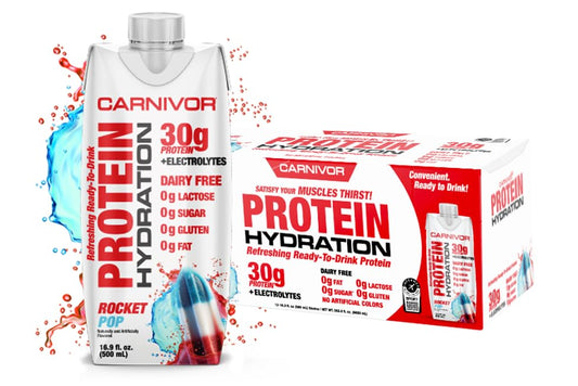 MuscleMeds Carnivor RTDD pour shows lactose-free protein for quick recovery