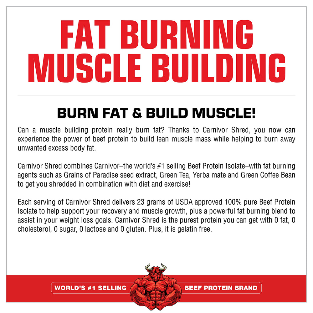 MuscleMeds Carnivor Shred shaker ready for post workout shake