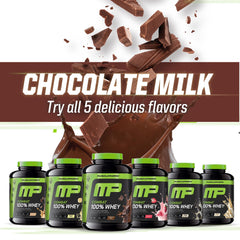 Brand logo on MusclePharm Combat packaging conveys quality and trust.