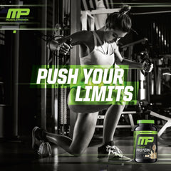 MusclePharm Combat Protein Powder shaker highlights easy mixability for quick shakes