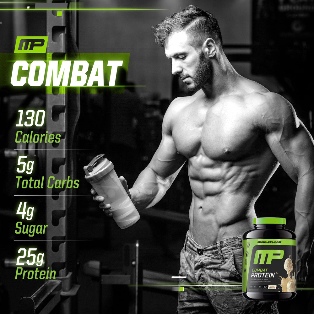 Nutrition facts panel shows 25g protein per serving for daily goals.