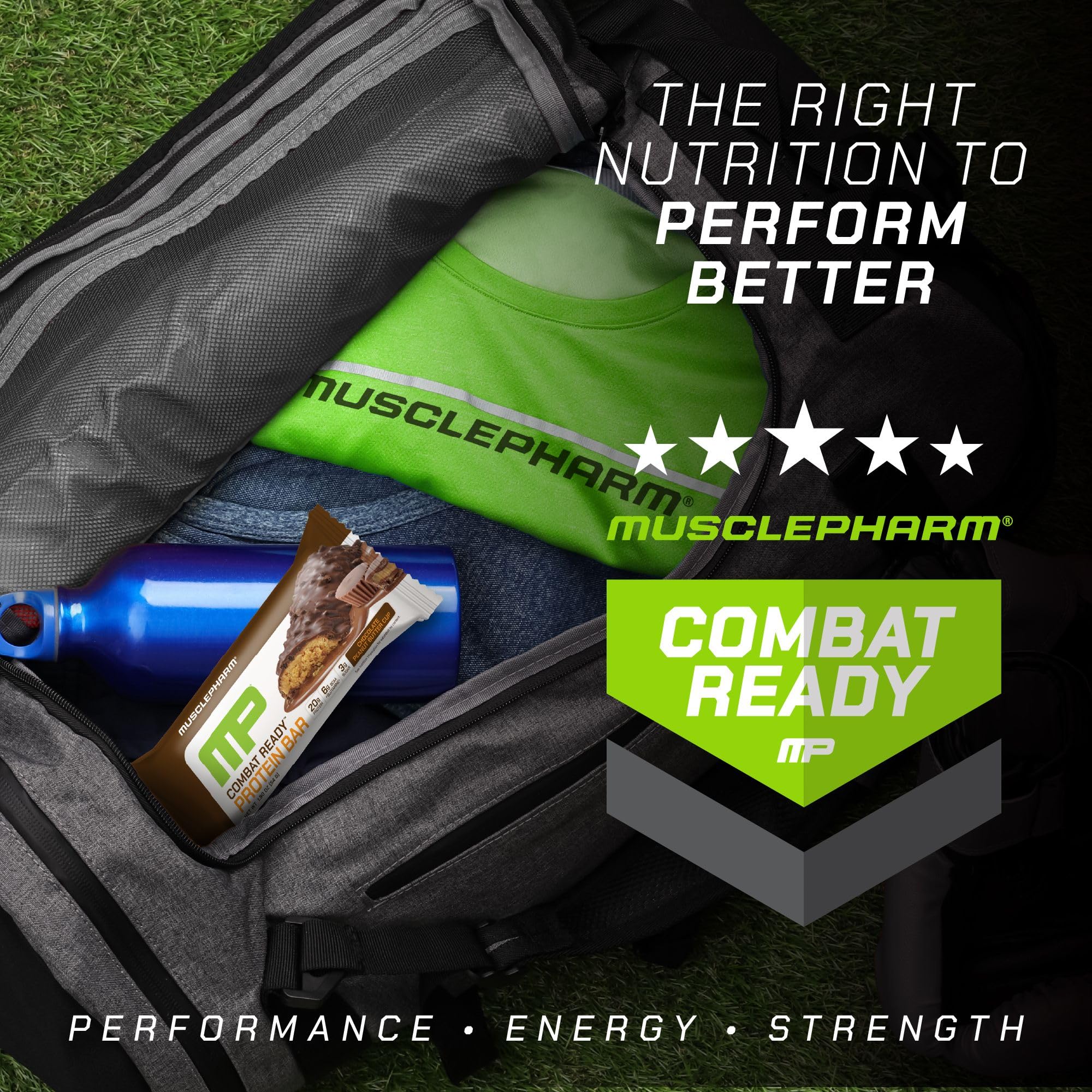MusclePharm Combat Sport Bar 240 calories per bar provides steady energy