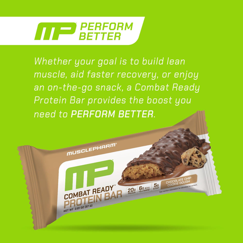 MusclePharm Combat Sport Bar texture close-up, chewy and crispy bite.