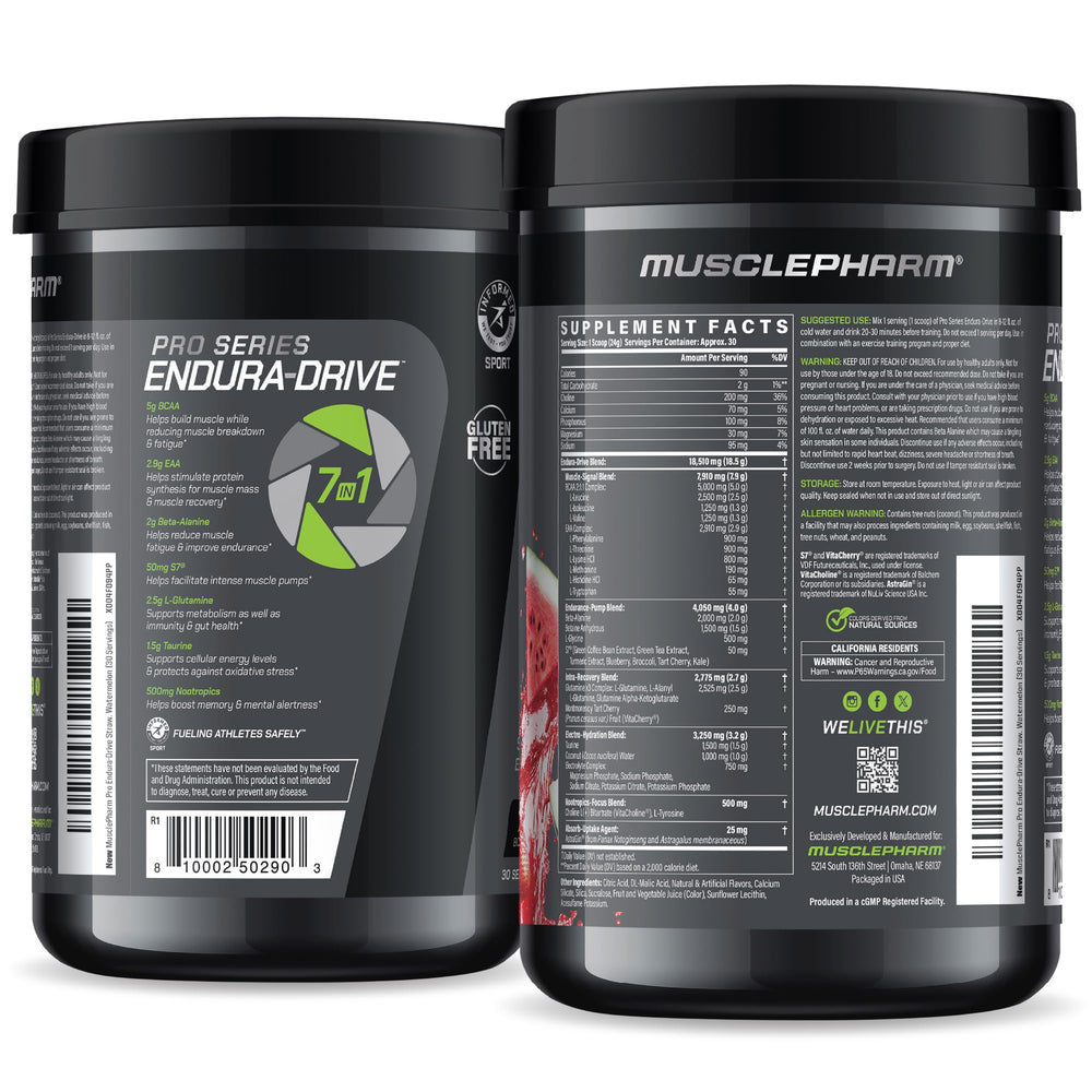 MusclePharm Endura-Drive ready-to-mix with cold water