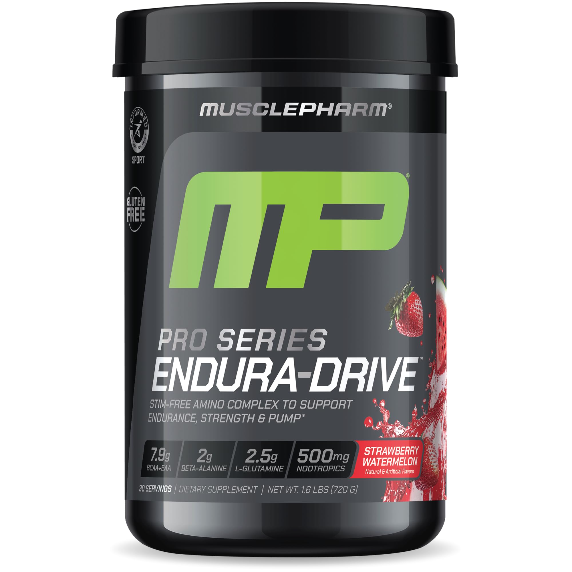 MusclePharm Endura-Drive scoop highlights 5g BCAA for muscle recovery