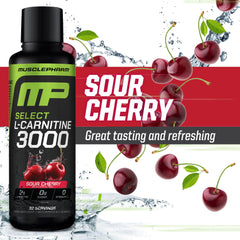 MusclePharm L-Carnitine 3000 label front emphasizes keto-friendly formula