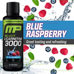 MusclePharm L-Carnitine 3000 nutrition facts panel for ingredient comparison