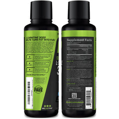 MusclePharm L-Carnitine 3000 side view bottle emphasizing compact 32 servings