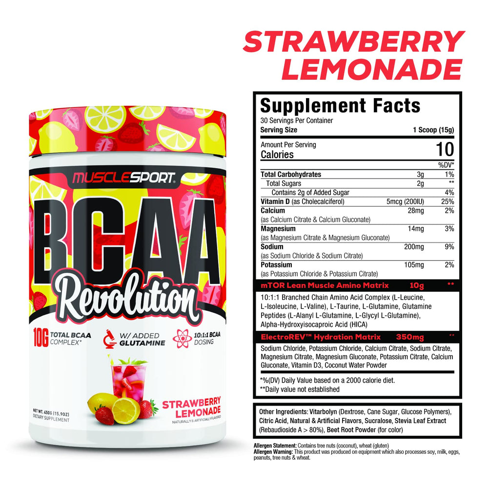 Musclesport BCAA Revolution athlete-workout scene demonstrates steady energy during training