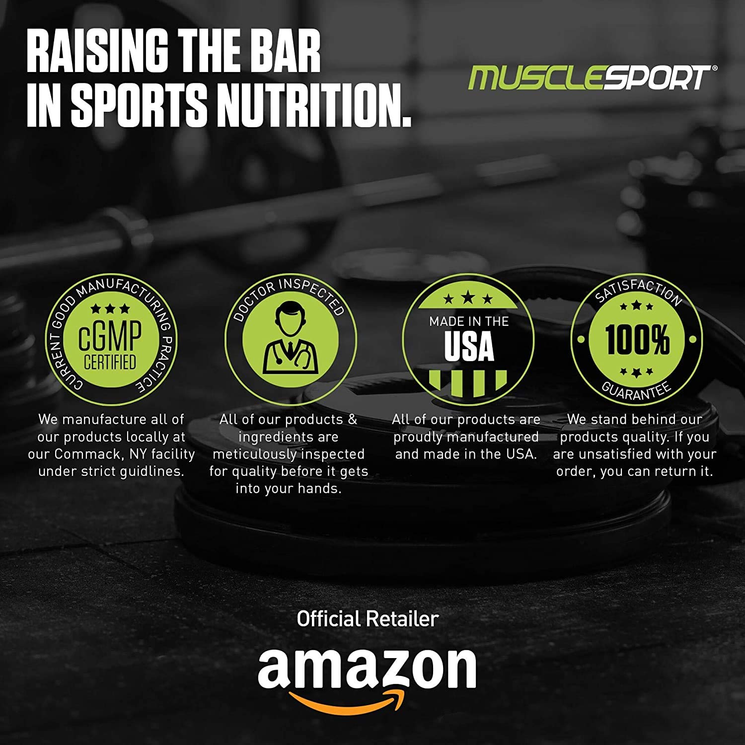 Musclesport Lean Whey Revolution ingredients matrix with L-Carnitine and CLA.