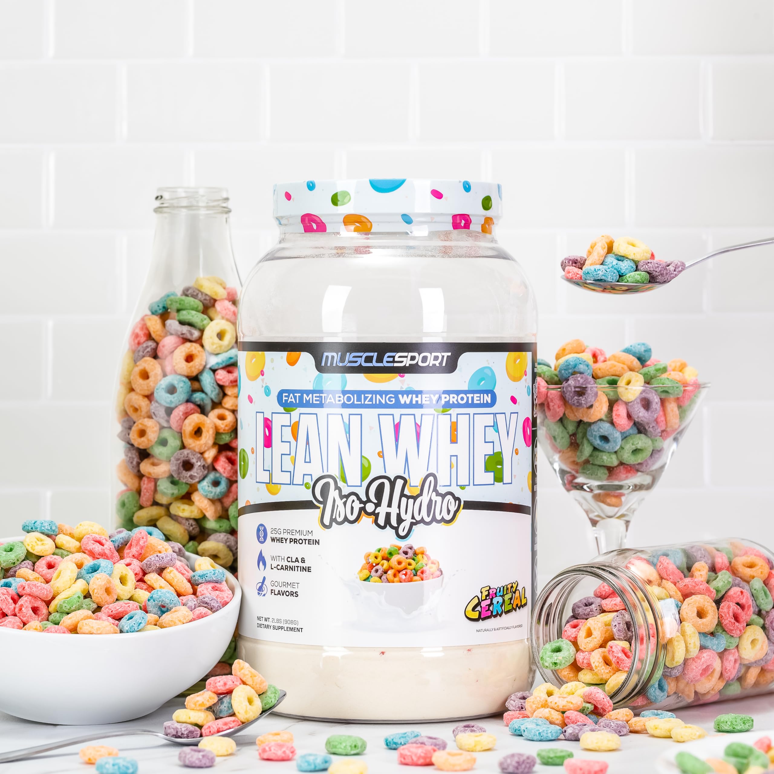 Musclesport Lean Whey Revolution post-workout shake supports recovery and refueling.