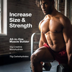 MuscleTech Cell-Tech creatine powder mixing in water after training.