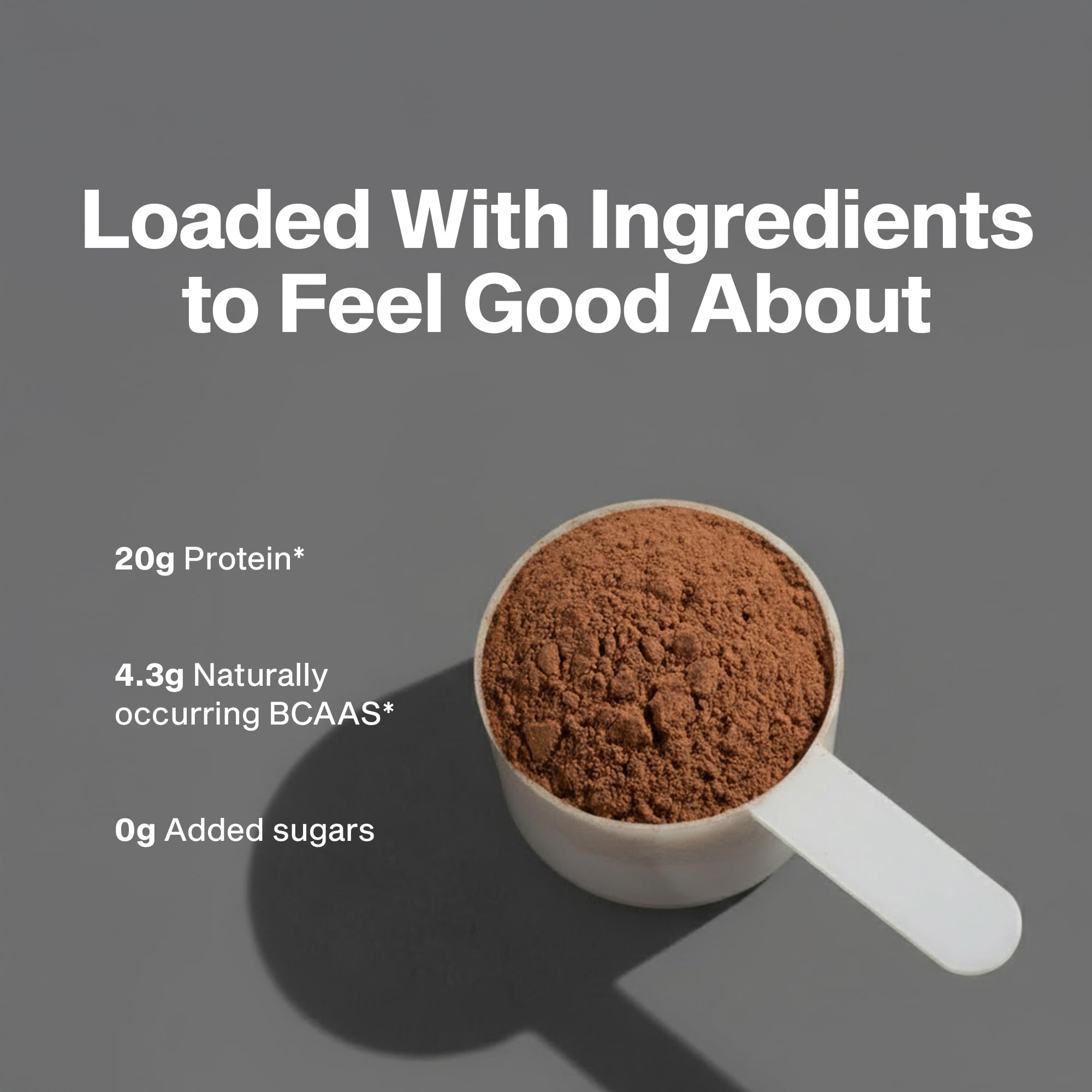 Breakfast bowl with Grass-Fed Whey as a protein add-in.