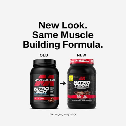 MuscleTech Nitro-Tech creatine-boosted formula for stronger workouts and faster recovery.