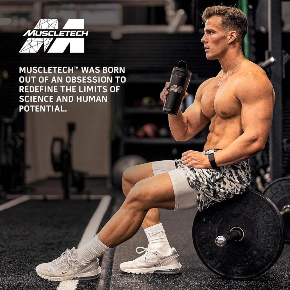 MuscleTech Nitro-Tech Whey Gold in milk for creamy texture