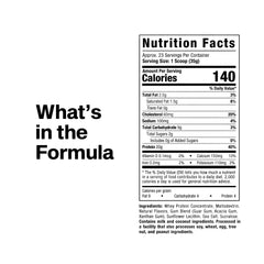 MuscleTech whey protein in a recipe idea image for snacks and meals.