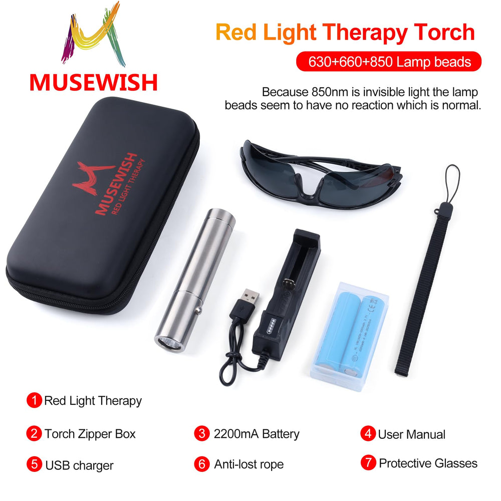 MUSEWISH Torch in a home scene for easy, at-home use.