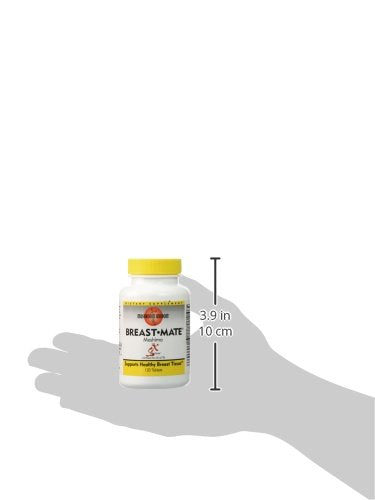 Mushroom Wisdom Breast-Mate Vegi-Tablets label with product details and safety