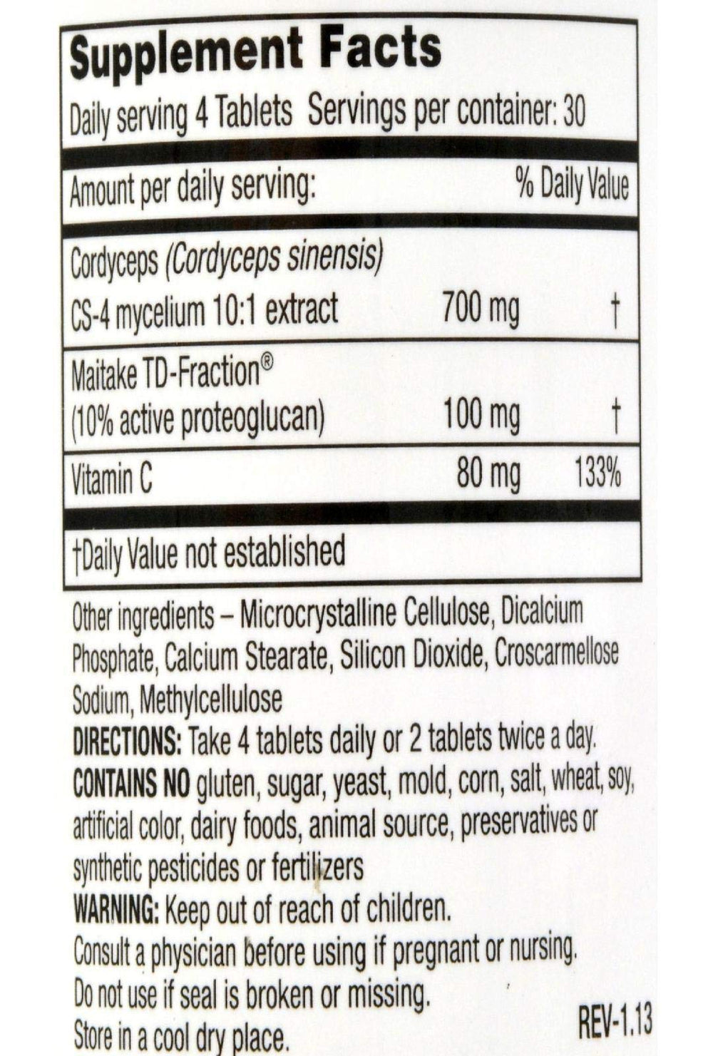 Mushroom Wisdom Super Cordyceps Caplets capsules arrangement highlights convenient daily use