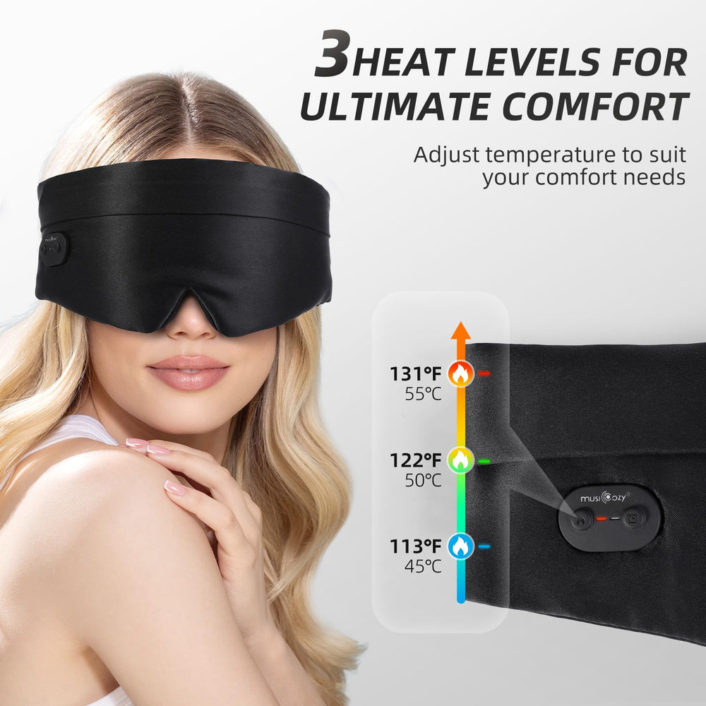 Musicozy with 3 heat levels and timer for customized warmth