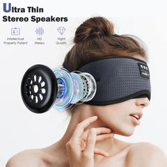 MUSICOZY Sleep Headphones Bluetooth 5.4 for easy pairing with devices.