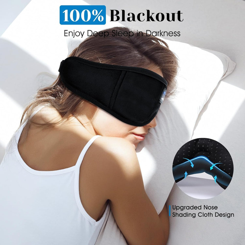 Musicozy Sleep Headphones ice silk lining keeps you cool and comfy overnight