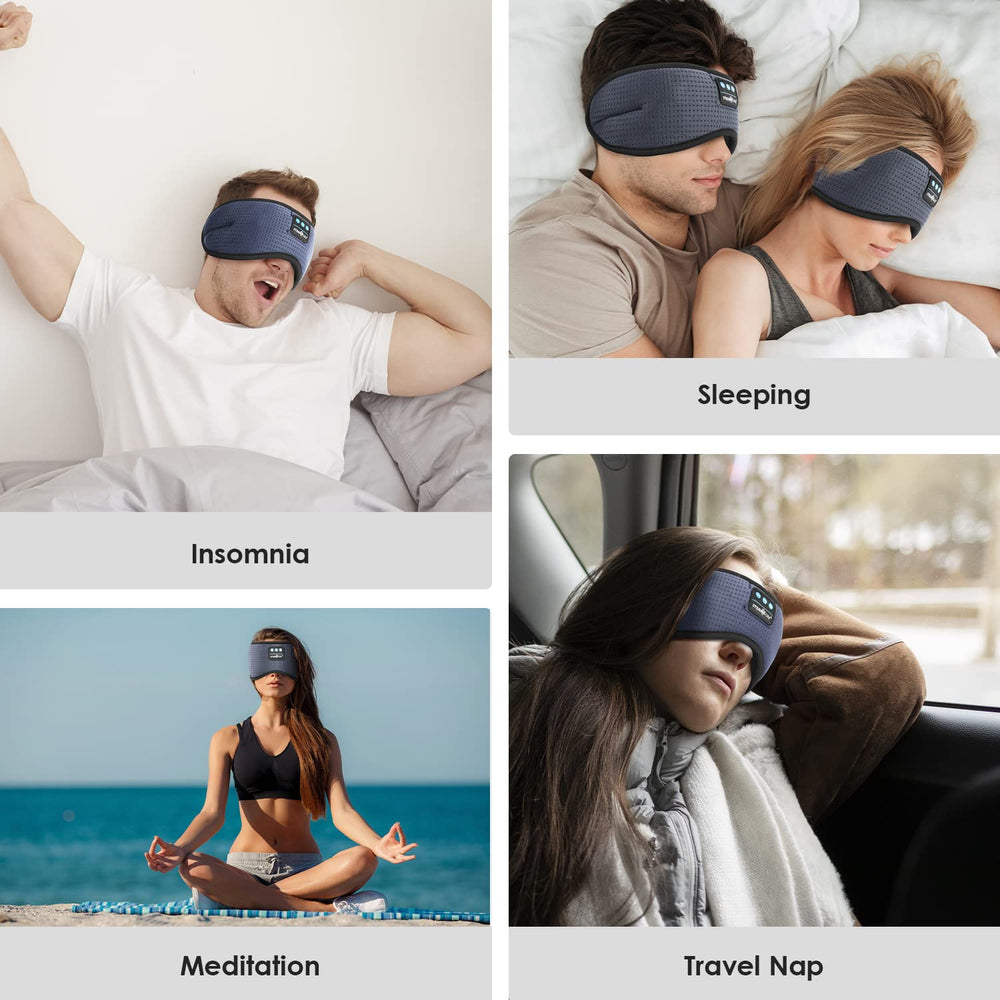 MUSICOZY Sleep Headphones travel-friendly design supports on-the-go comfort.