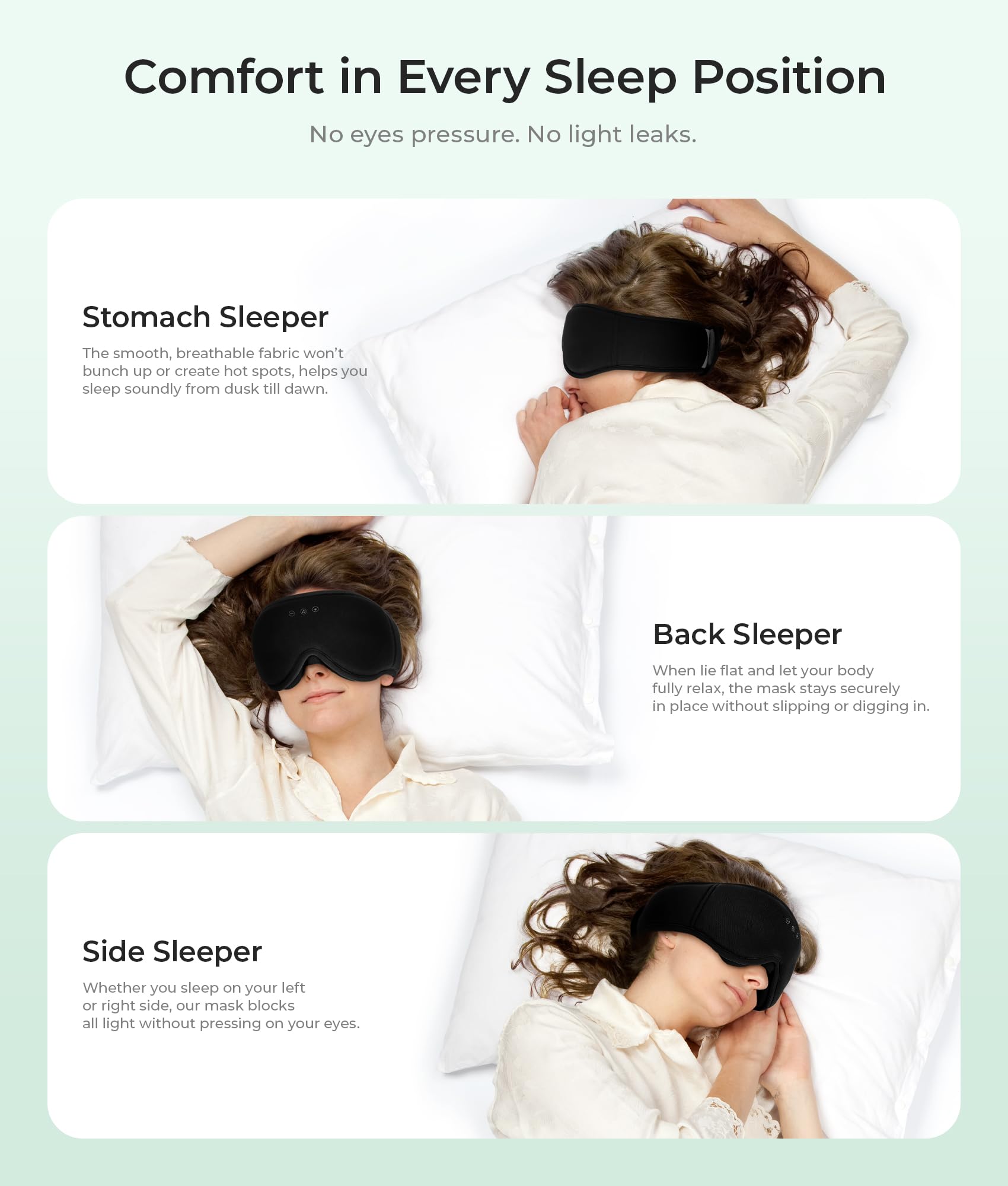 Musicozy Sleep Mask Headphones highlight a fast 2-hour charge for travel