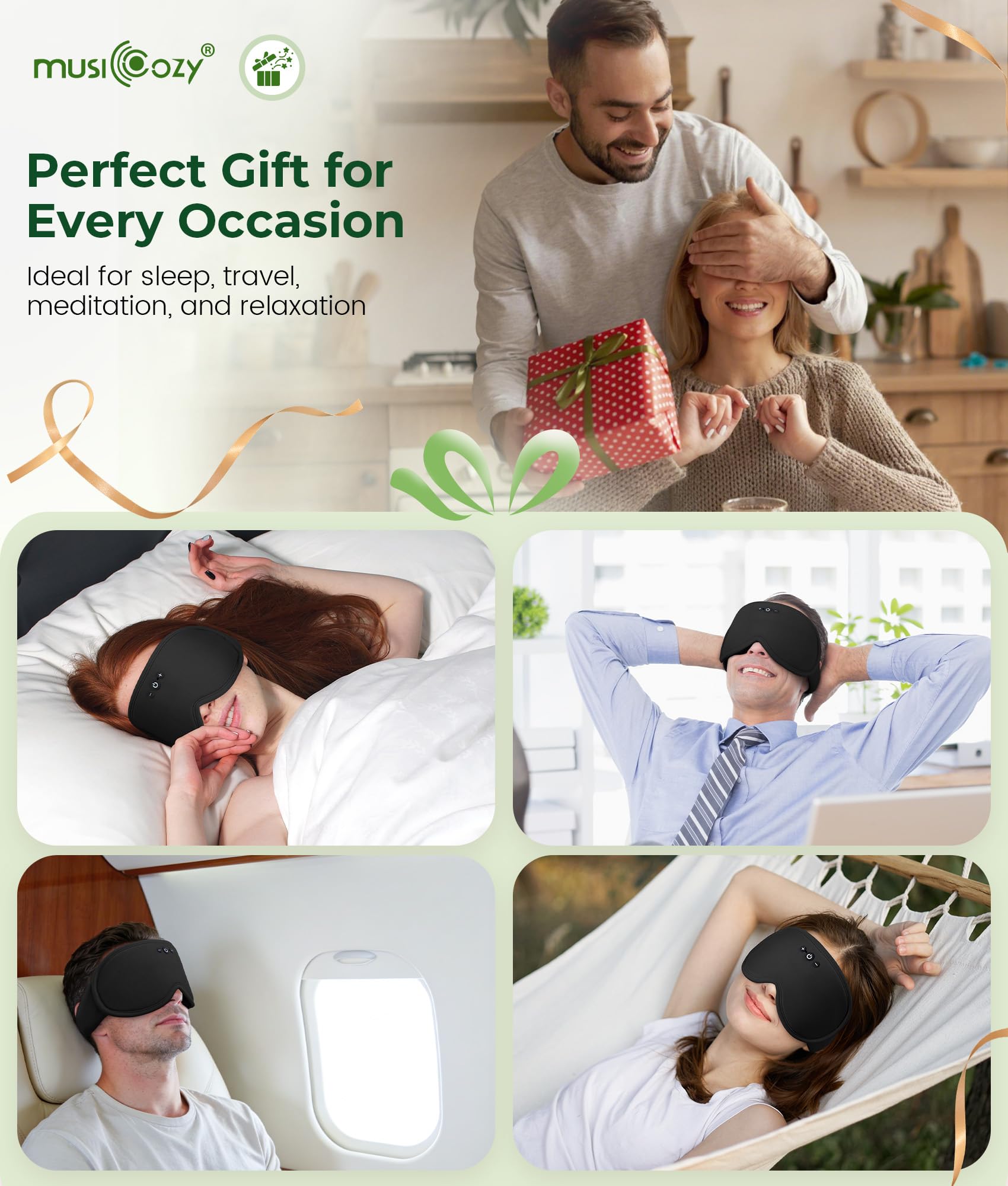 MUSICOZY travel-friendly sleep solution for journeys and daily relaxation