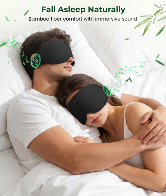 MUSICOZY ultra-soft bamboo fiber mask feels gentle on skin for long wear