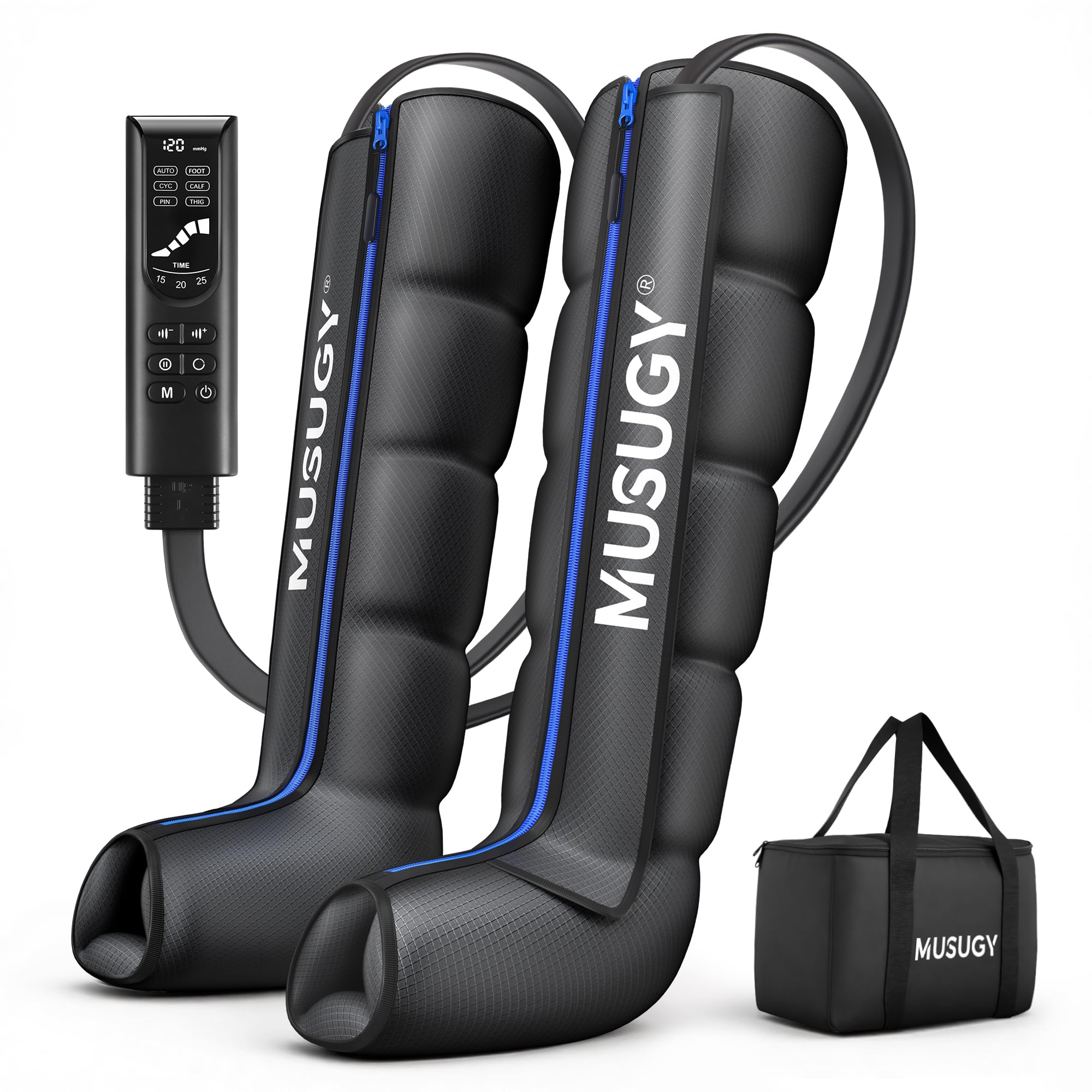 Musugy foot boot provides targeted foot compression for refreshed feet after workouts.