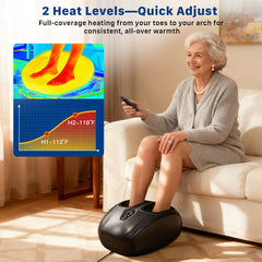 Musugy foot massager offering four modes for personalized care.